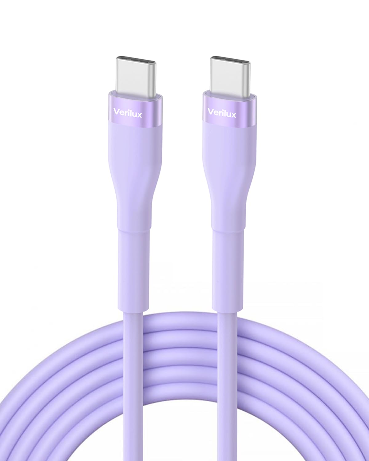 Verilux Type C to Type C Cable, 6.6ft Support 100W PD Fast Charging USB Type C Cable, 480Mbps Data Transfer Cable, C Type Extension Cable for MacBook Pro 2020, iPad Pro 2020, iPad Air 4, Samsung S23 Verilux Type C to Type C Cable, 6.6ft Support 100W PD Fast Charging USB Type C Cable, 480Mbps Data Transfer Cable, C Type Extension Cable for MacBook Pro 2020, iPad Pro 2020, iPad Air 4, Samsung S23